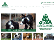 Tablet Screenshot of animalaunts.co.uk
